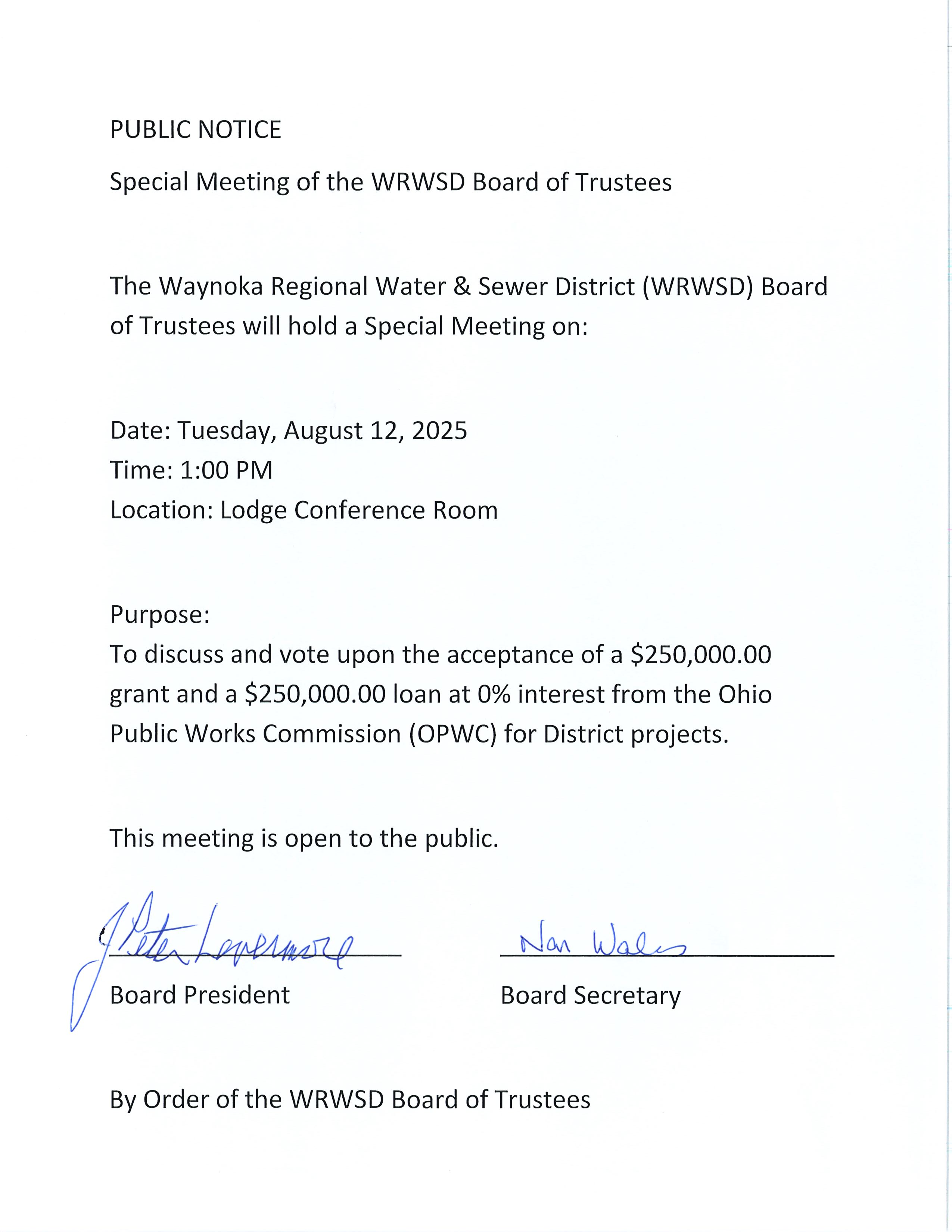Waynoka Committee Group Talk Image